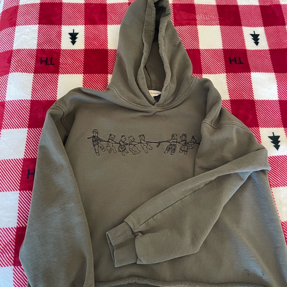 Teddy Fresh Cropped Sweatshirt L/XL